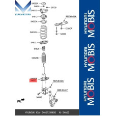 mobis amortizator peredniy hyundai santa fe 2012-16